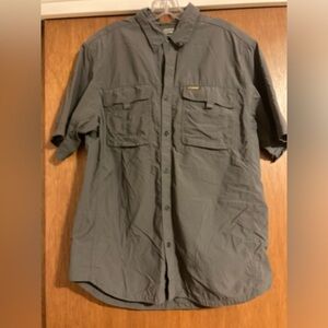 Short sleeve fishing shirt, Columbia, L